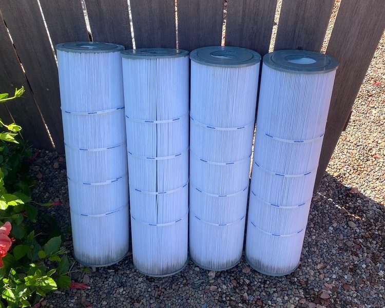 Cleaned cartridge filter