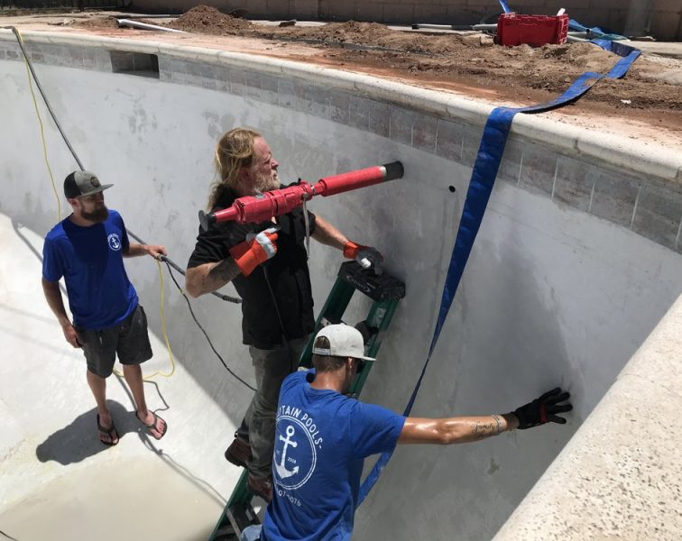 Pool Repairing by CaptainPools Crew
